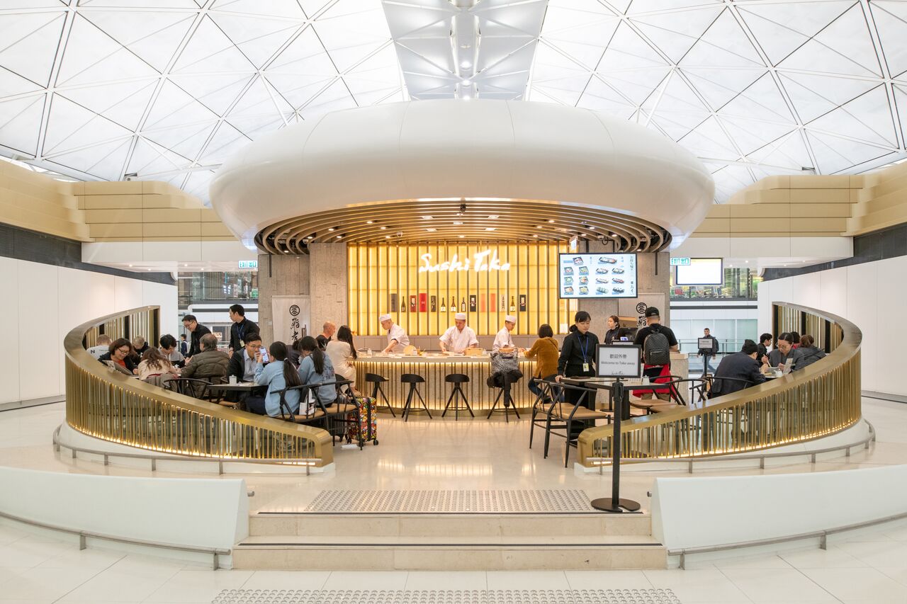 美食衝上雲霄 在香港機場嘆頂級日料