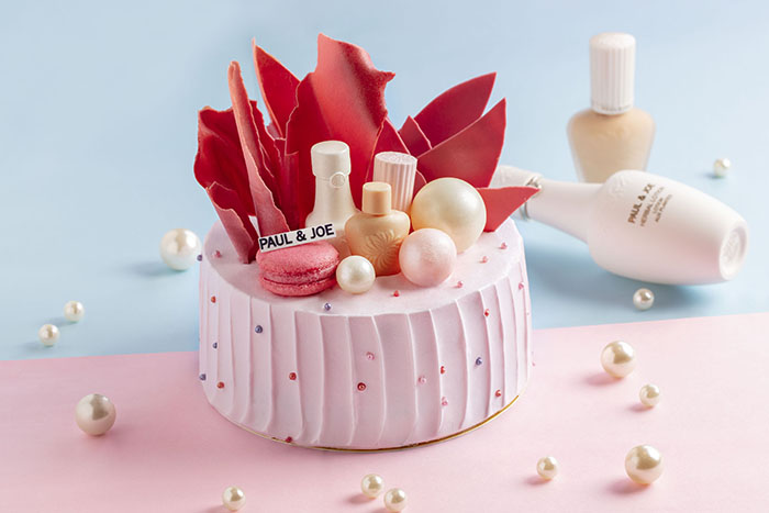 紅寶石朱古力白桃雪芳蛋糕