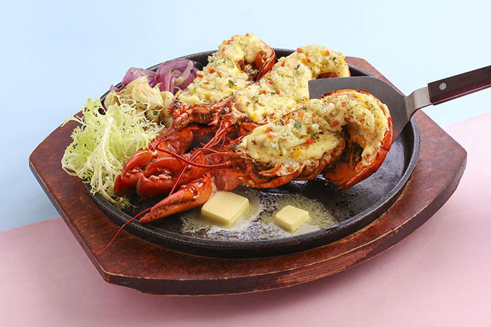 鐵板蒜香芝士波士頓龍蝦