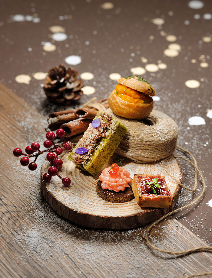 Steiff Teddy Bear Festive Afternoon Tea - Savory Items