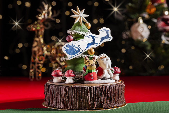 咖啡朱古力樹頭蛋糕