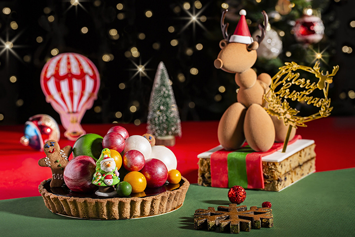 脆脆榛子薑餅朱古力撻及聖誕果子蛋糕