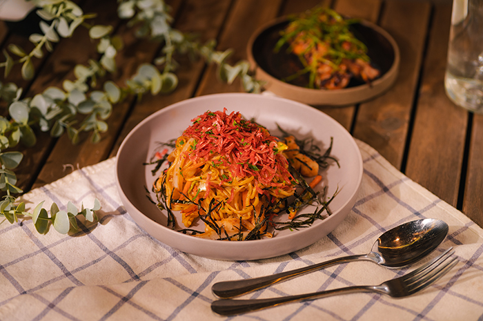 Sakura Shrimp Yakisoba 櫻花蝦日式炒麵 (HK$98)