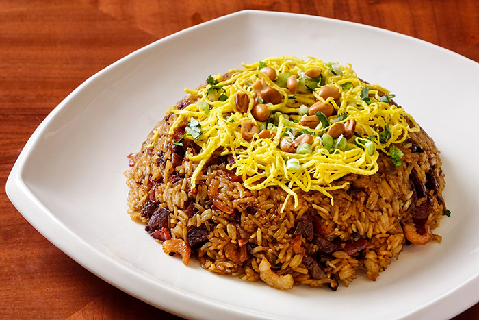 生炒臘味糯米飯 Fried glutinous rice, Chinese preserved cure meats