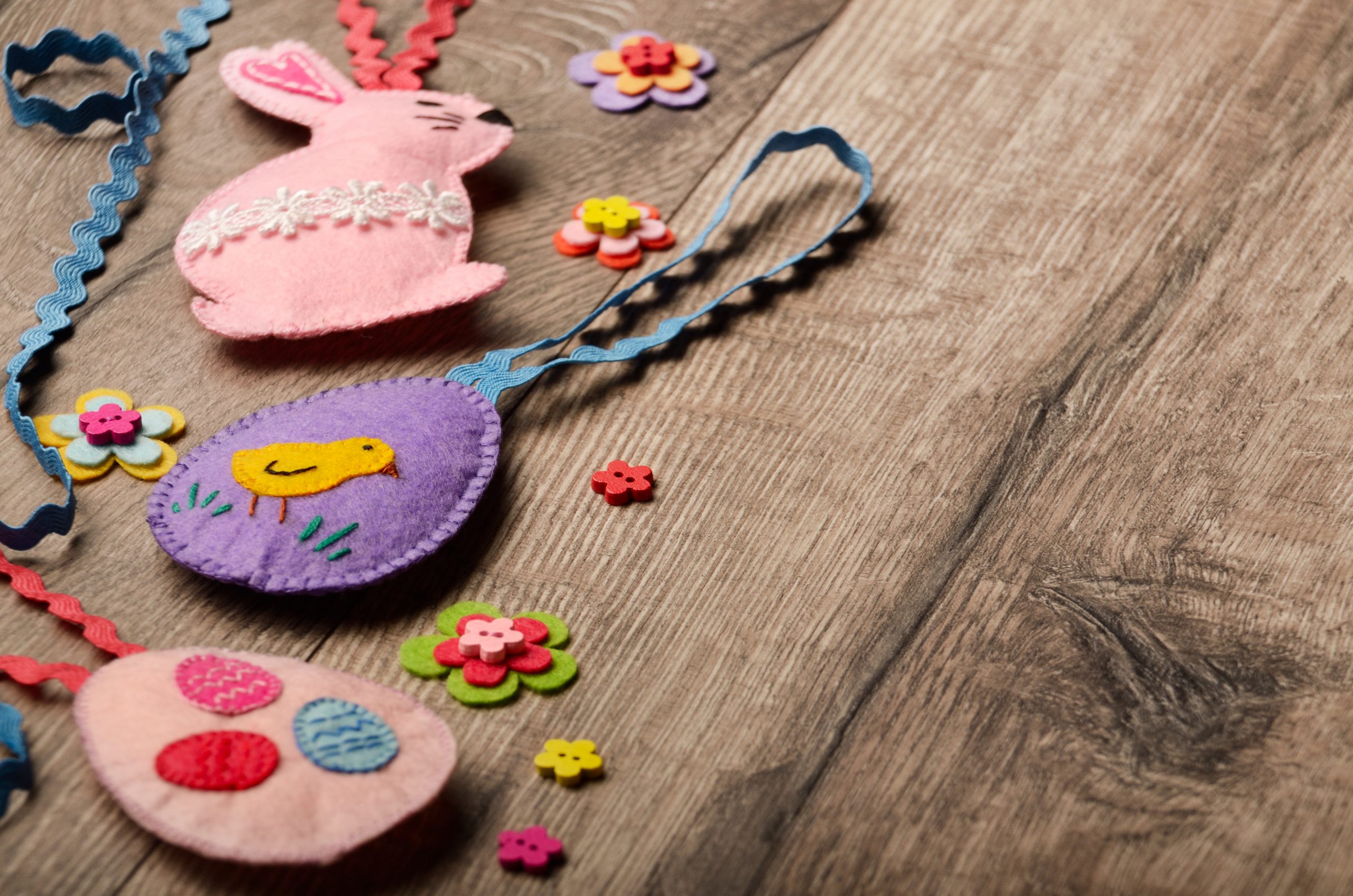 Easter bunny and egg patchwork