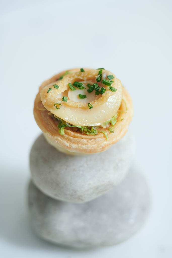 Baby Abalone Puff Pastry