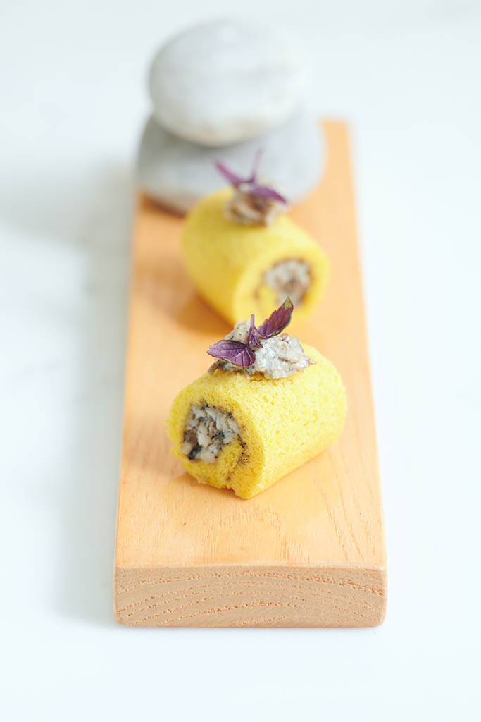 Black Truffle Chicken Roll Sandwich