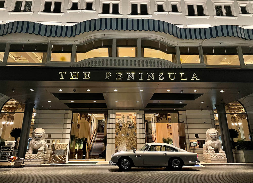 The Aston Martin DB5 Featured in the Movie “Goldfinger” Will Be on Display at The Peninsula Hong Kong